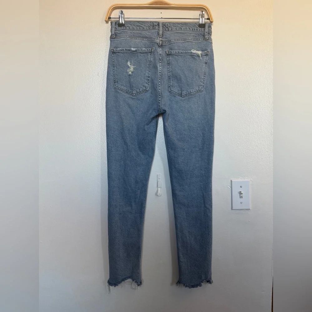 Agolde Light Blue Ankle Jeans - Picture 4 of 12